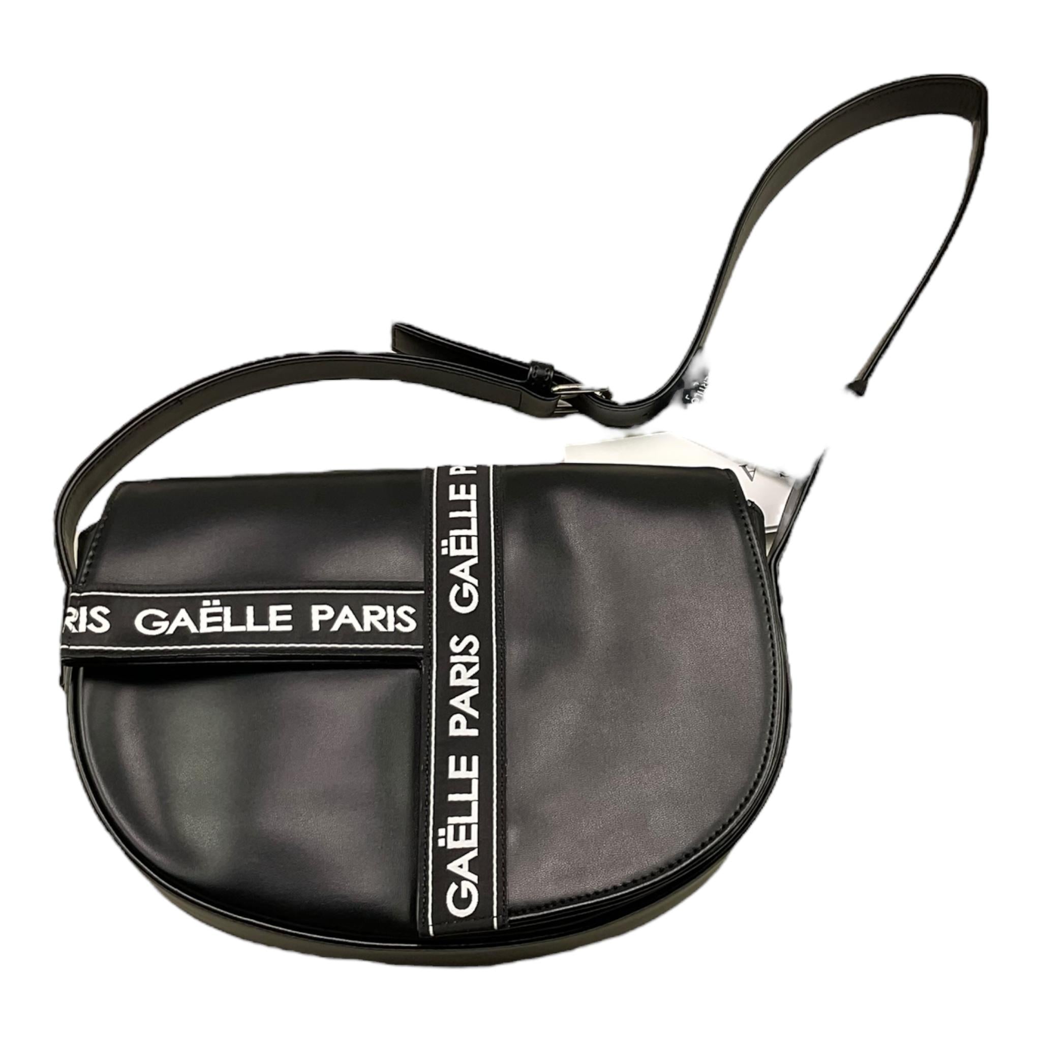 GAELLE borsa tinta unita con logo Nero per Bambina 2741BP00493 NERO GAELLE