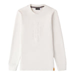 SARABANDA shirt girocollo tinta unita con stampa in rilievo Bianco per Bambino A531X BIANCO SARABANDA