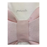 MINIMU' coperta bicolore con fiocco Bianco/rosa per Neonata P39100 BAINCO/ROSA MINIMU'