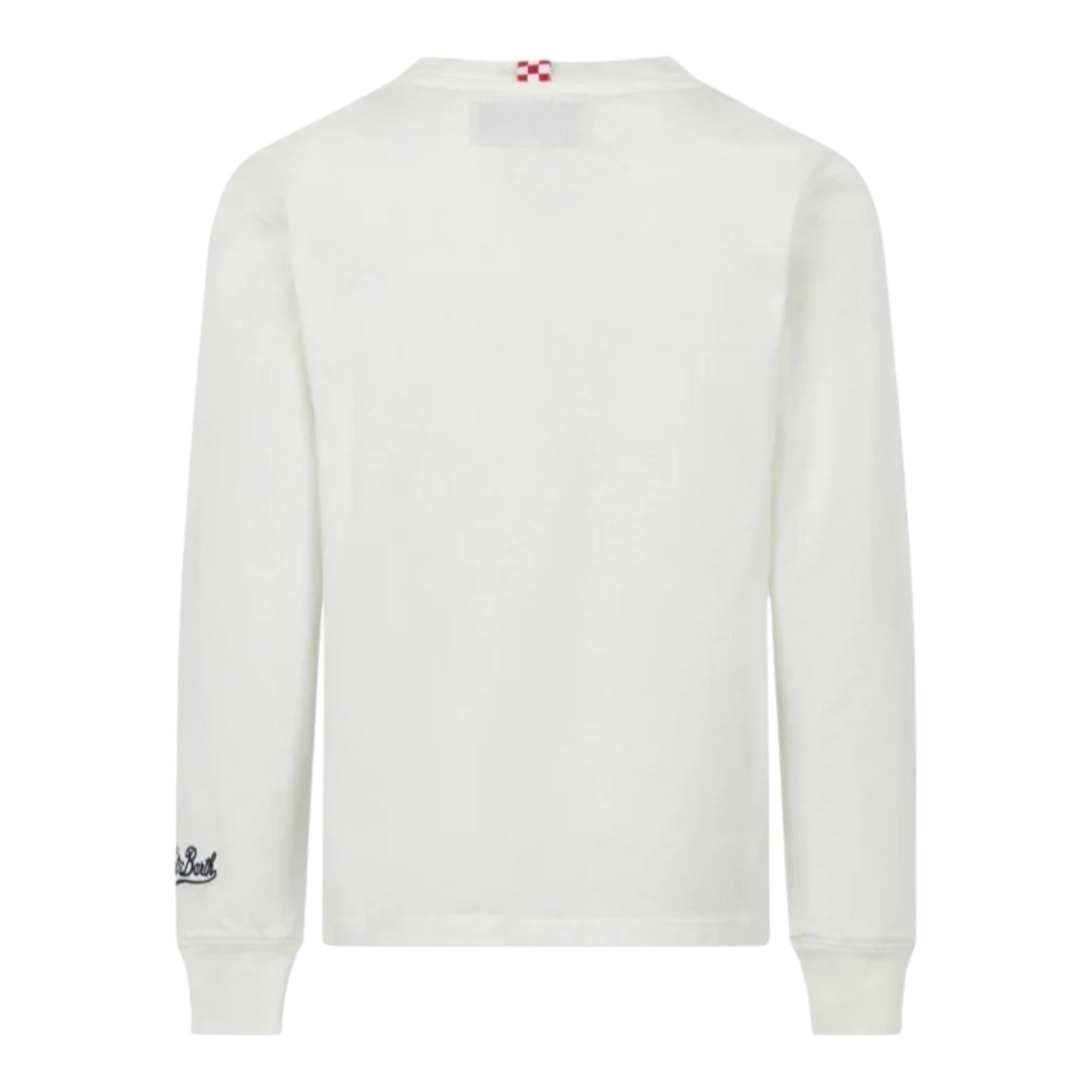 SAINT BARTH shirt girocollo tinta unita con stampa Bianco per Bambino LUT000310157E BIANCO SAINT BARTH