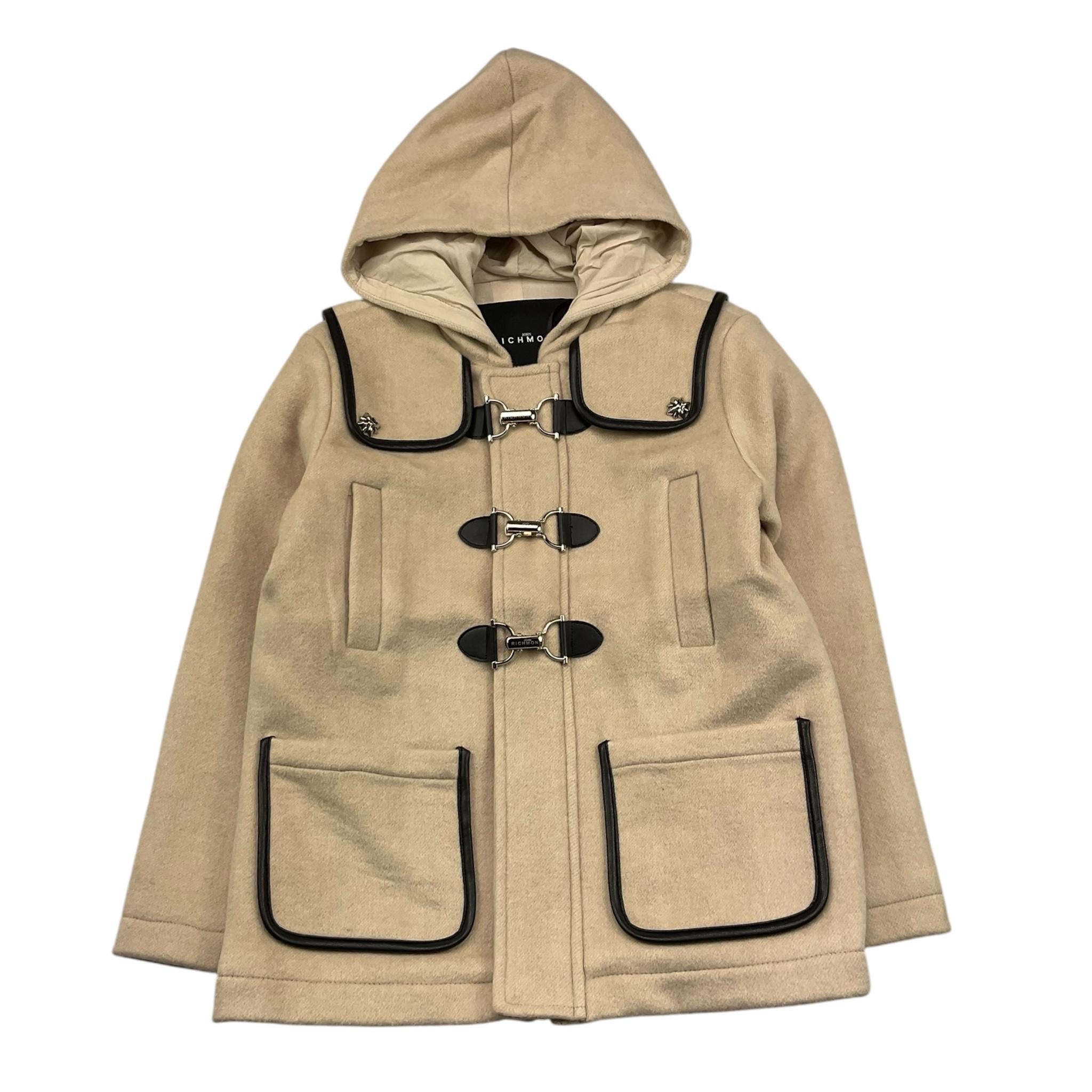 JOHN RICHMOND cappotto tinta unita con cappuccio Beige per Bambino RBA25094CP BEIGE JOHN RICHMOND