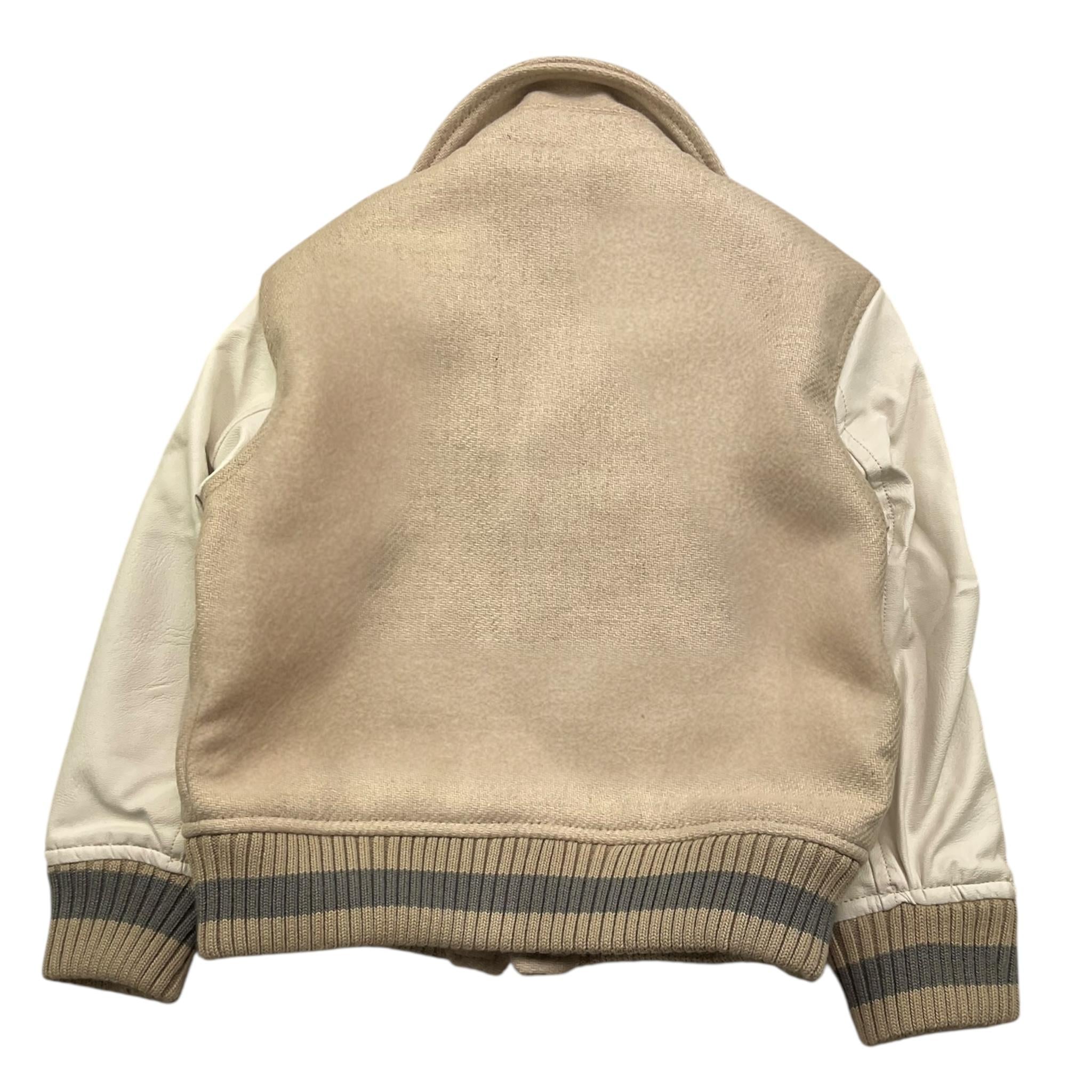 I'M BRIAN giubbino tinta unita cn maniche in contrasto Beige per Neonato GIU3039JX BEIGE I'M BRIAN