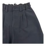 LU LU BY MISS GRANT short tinta unita con elastico in vita Nero per Bambina LL3049X NERO LU LU BY MISS GRANT