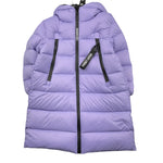 MONTEREGGI giubbino tinta unita con zip e cappuccio Lilla per Bambina FW48201 LILLA MONTEREGGI