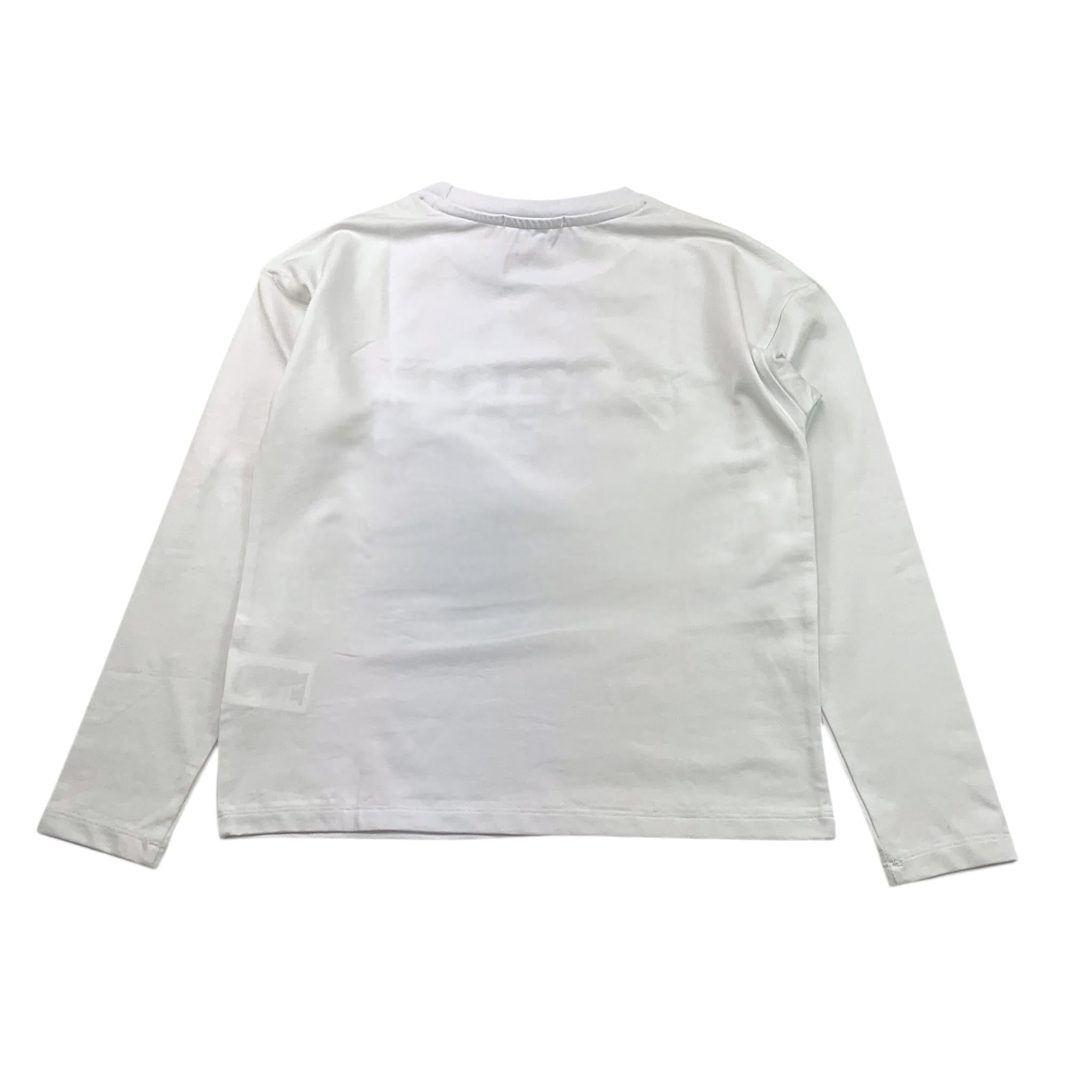 GAELLE shirt girocollo tinta unita con stampa Bianco per Bambina 2741M0970 BIANCO GAELLE