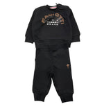CESARE PACIOTTI completo 2pz felpa-pantalone tingta unita Nero per Neonato COMP5321B NERO CESARE PACIOTTI
