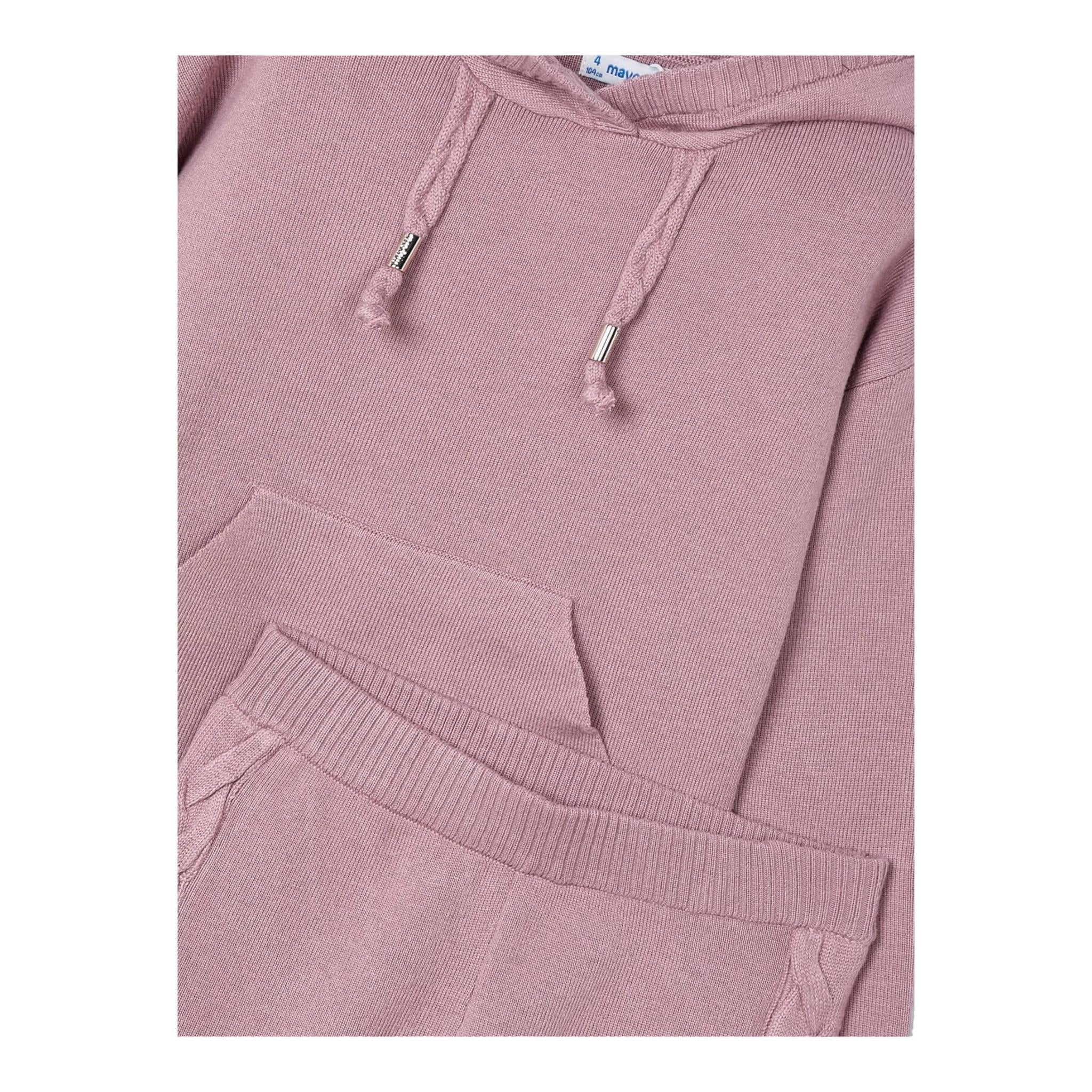 MAYORAL completo 2 pezzi felpa-pantalone tinta unita Rosa per Bambina 4552 ROSA MAYORAL