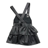 LIU JO salopettes tinta unita in ecopelle Nero per Neonata KF3025NX NERO LIU JO