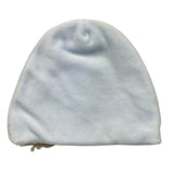 NANAN cappello tinta unita con stampa in velluto Azzurro per Neonato I24013PCA AZZURRO NANAN