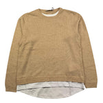 PAOLO PECORA maglia girocollo tinta unita con finta shirt Beige per Bambino PP4095 BEIGE PAOLO PECORA