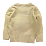 TRUSSARDI maglia girocollo tinta unita con stampa Panna per Neonato TIA25020MA PANNA TRUSSARDI