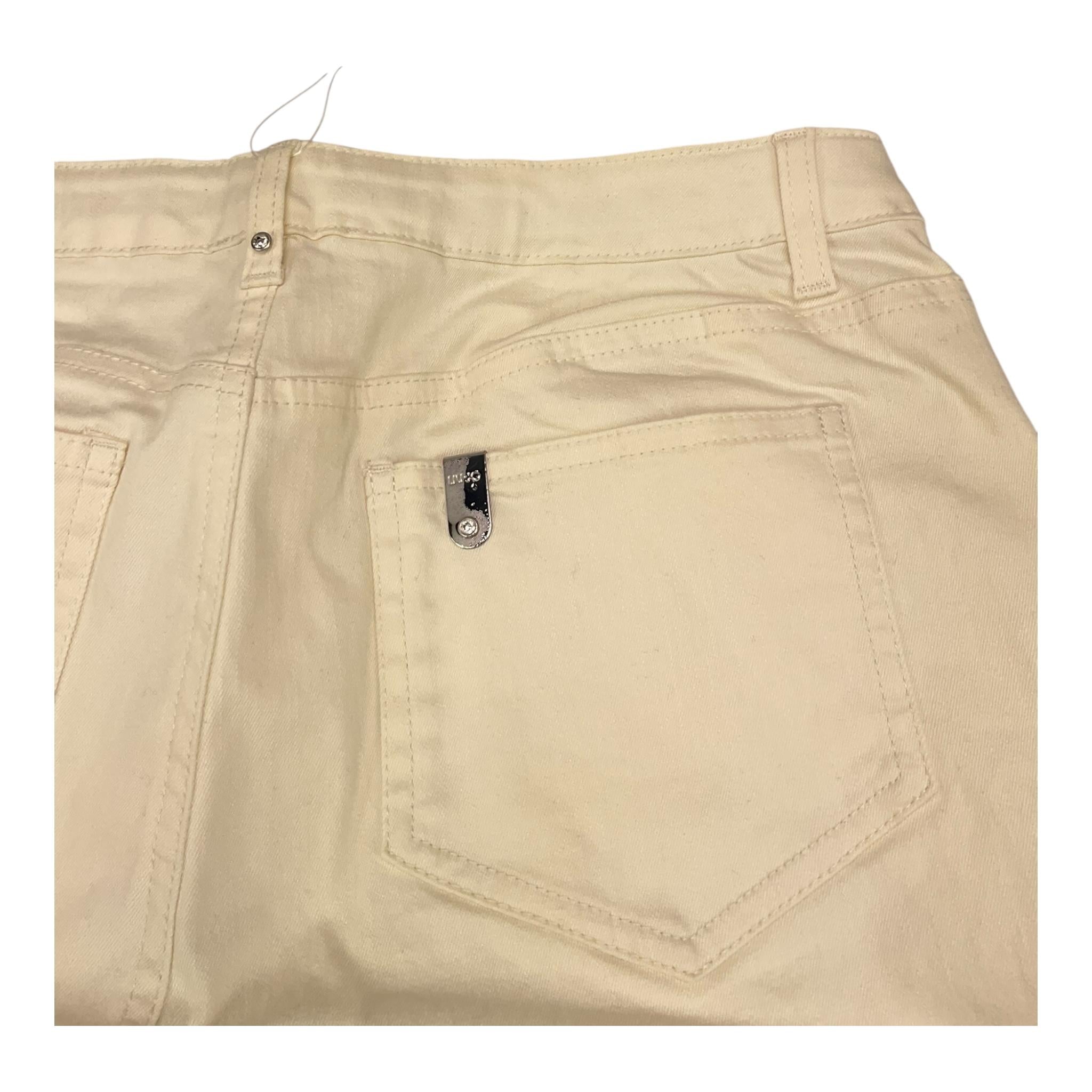 LIU JO pantalone tinta unita modello palazzo Panna per Bambina GF4192X PANNA LIU JO