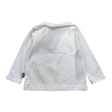 DANIELE ALESSANDRINI shirt girocollo tinta unita con stampa Bianco per Neonato 1291M00061 BIANCO DANIELE ALESSANDRINI