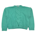 NAIDA maglia girocollo tinta unita Verde per Bambina NAMA299X VERDE NAIDA