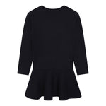 LANVIN abito tinta unita con stampa Blu per Bambina N12081 BLU LANVIN