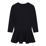 LANVIN abito tinta unita con stampa Blu per Bambina N12081 BLU LANVIN