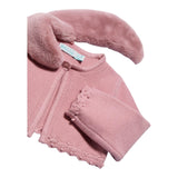 ABEL & LULA coprispalle tinta unita con colletto rimovibile Rosa per Neonata 5814 ROSA ABEL & LULA