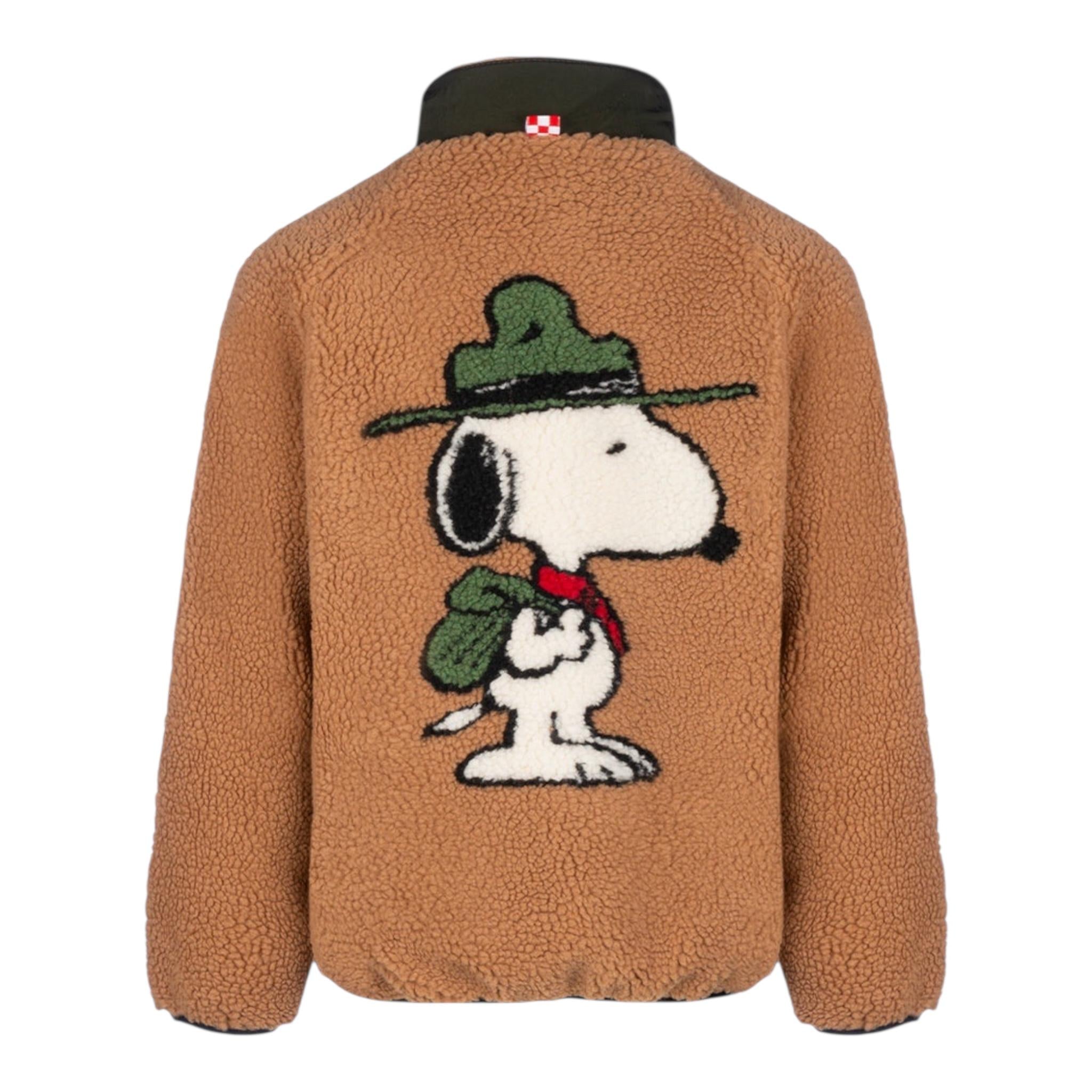 SAINT BARTH giubbino tinta unita con zip e contrasti Cammello per Bambino KEYSTONEX CAMMELLO SAINT BARTH