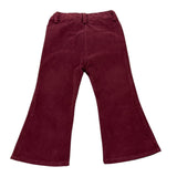 PER TE pantalone tinta unita in velluto modello zampa Bordeaux per Bambina 44208 BORDEAUX PER TE