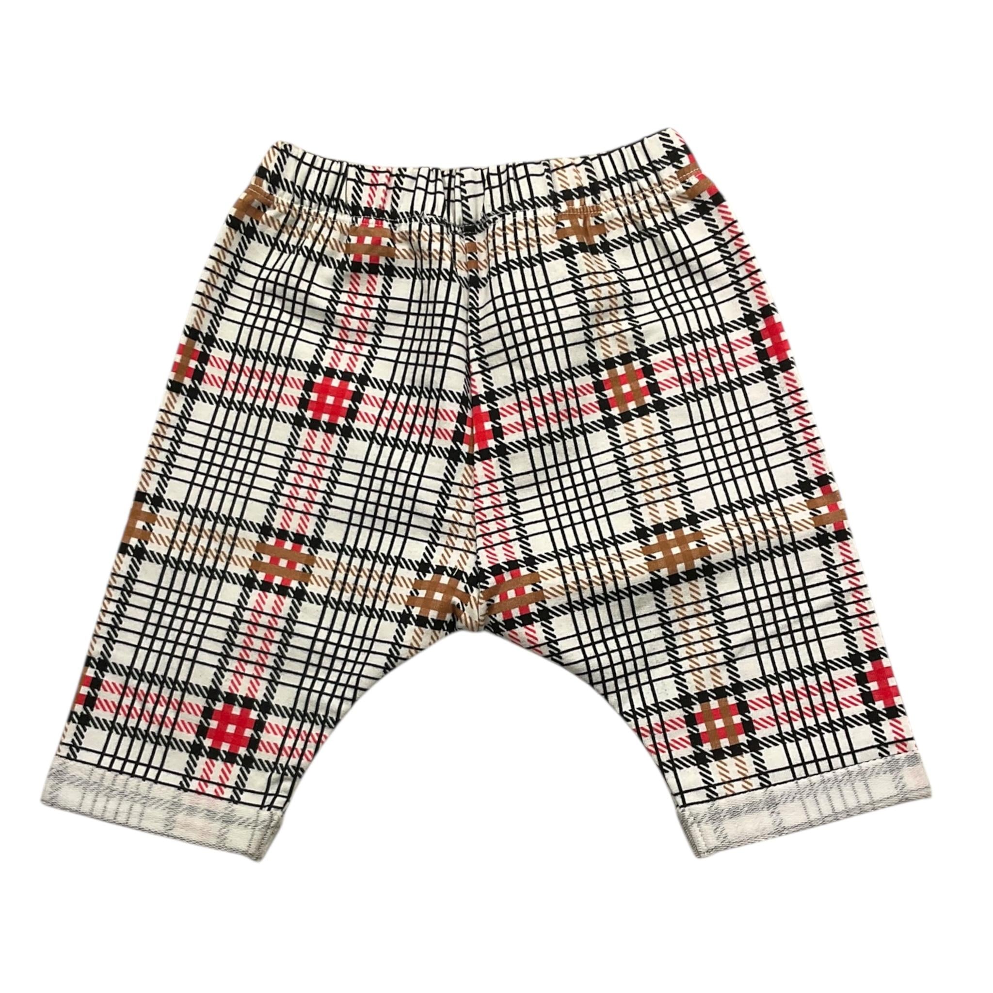 LIU JO pantalone tinta unita con fantasia a righe Bianco per Neonata KF2094 BIANCO LIU JO