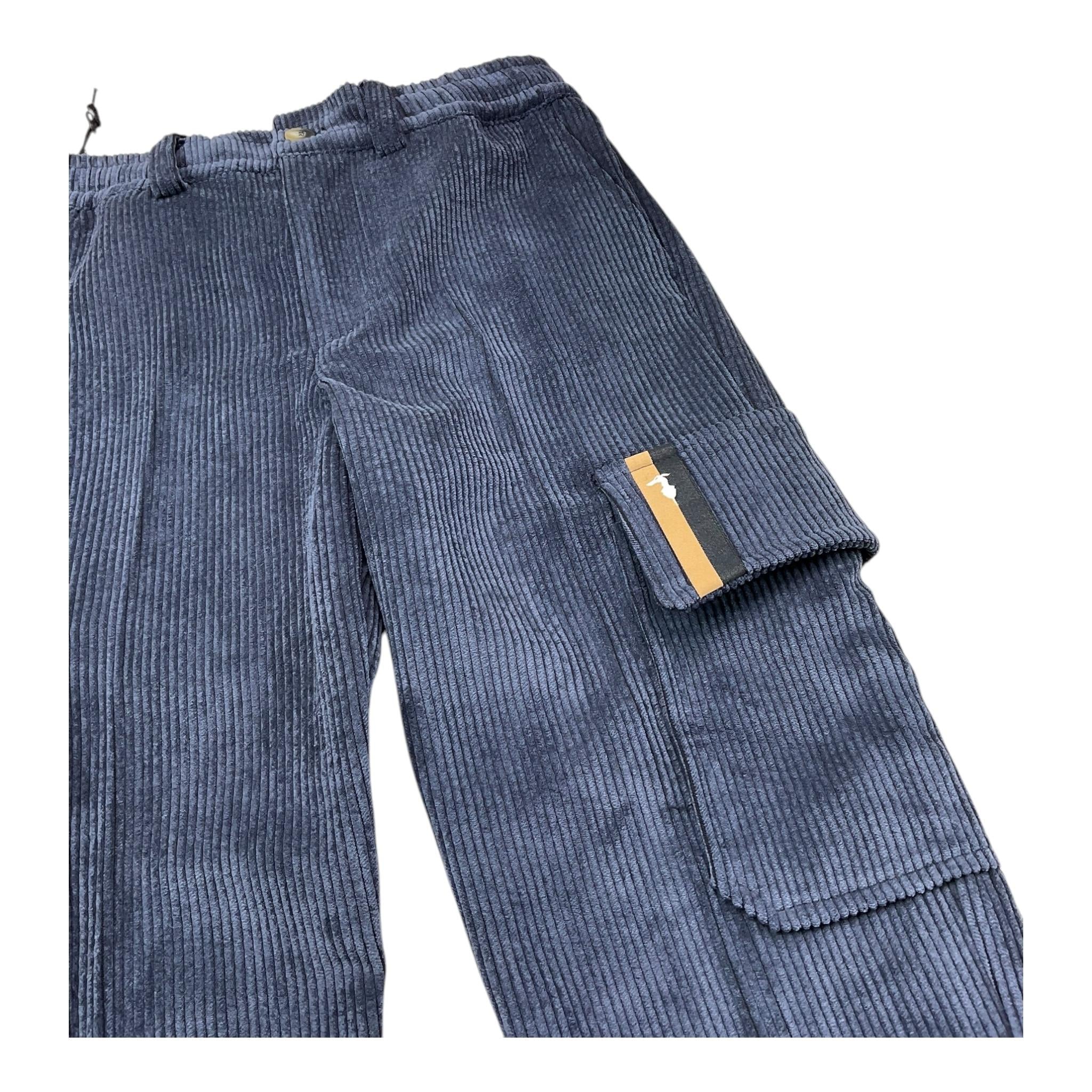 TRUSSARDI pantalone tinta unita con tasconi Blu per Bambino TBA25136PA BLU TRUSSARDI