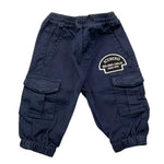 ICEBERG pantalone tinta unita con elastico in vita Blu per Bambino PTICE5301BNJX BLU ICEBERG