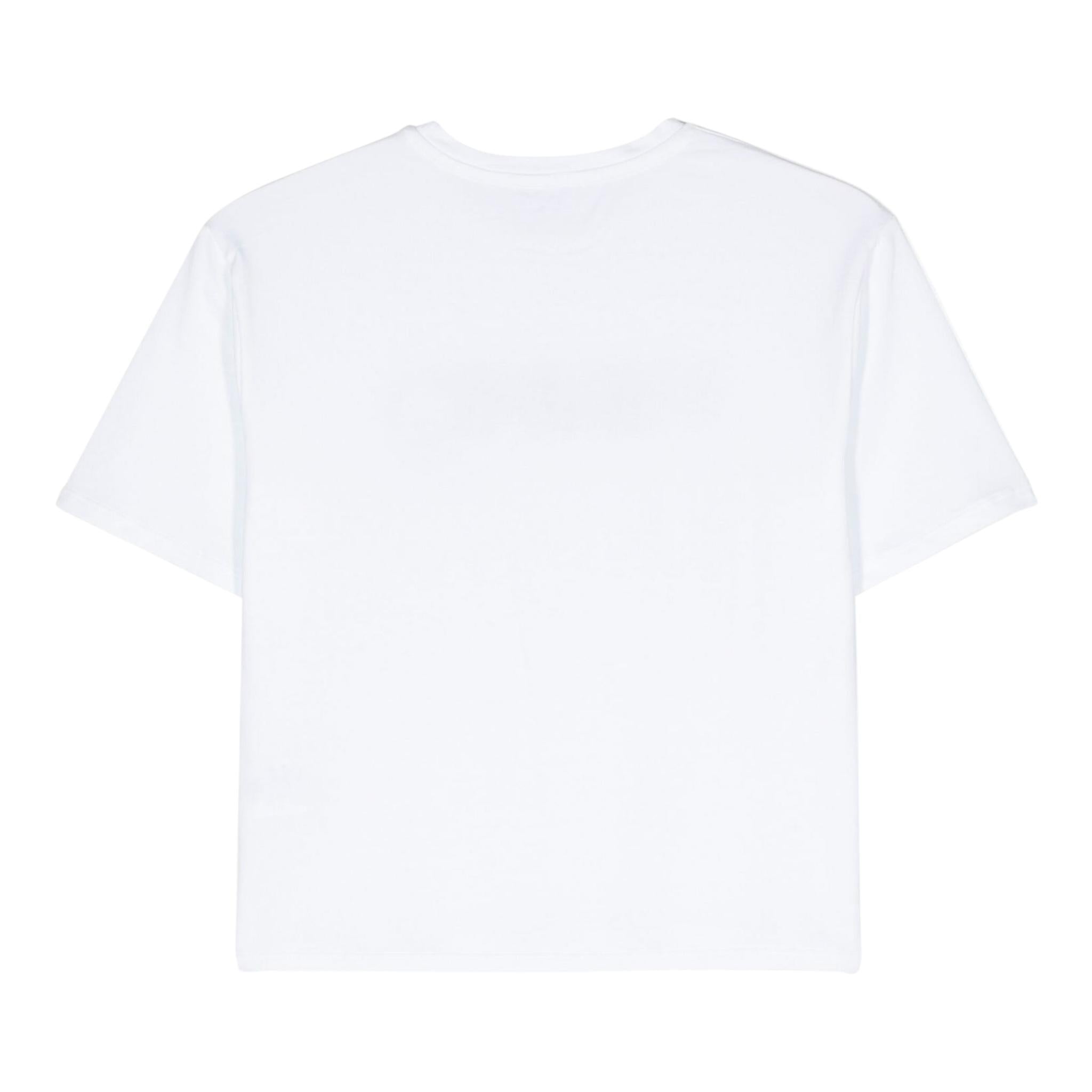 PINKO t-shirt girocollo tinta unita con stampa Bianco per Bambina F4PIJGTH092 BIANCO PINKO