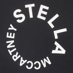 STELLA McCARTNEY felpa girocollo tinta unita con stampa Nero per Bambino TV4P50 NERO STELLA McCARTNEY