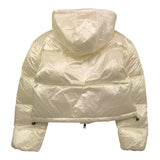 REFRIGIWEAR giubbino tinta unita con zip e cappuccio Bianco per Bambina RWG961 BIANCO REFRIGIWEAR