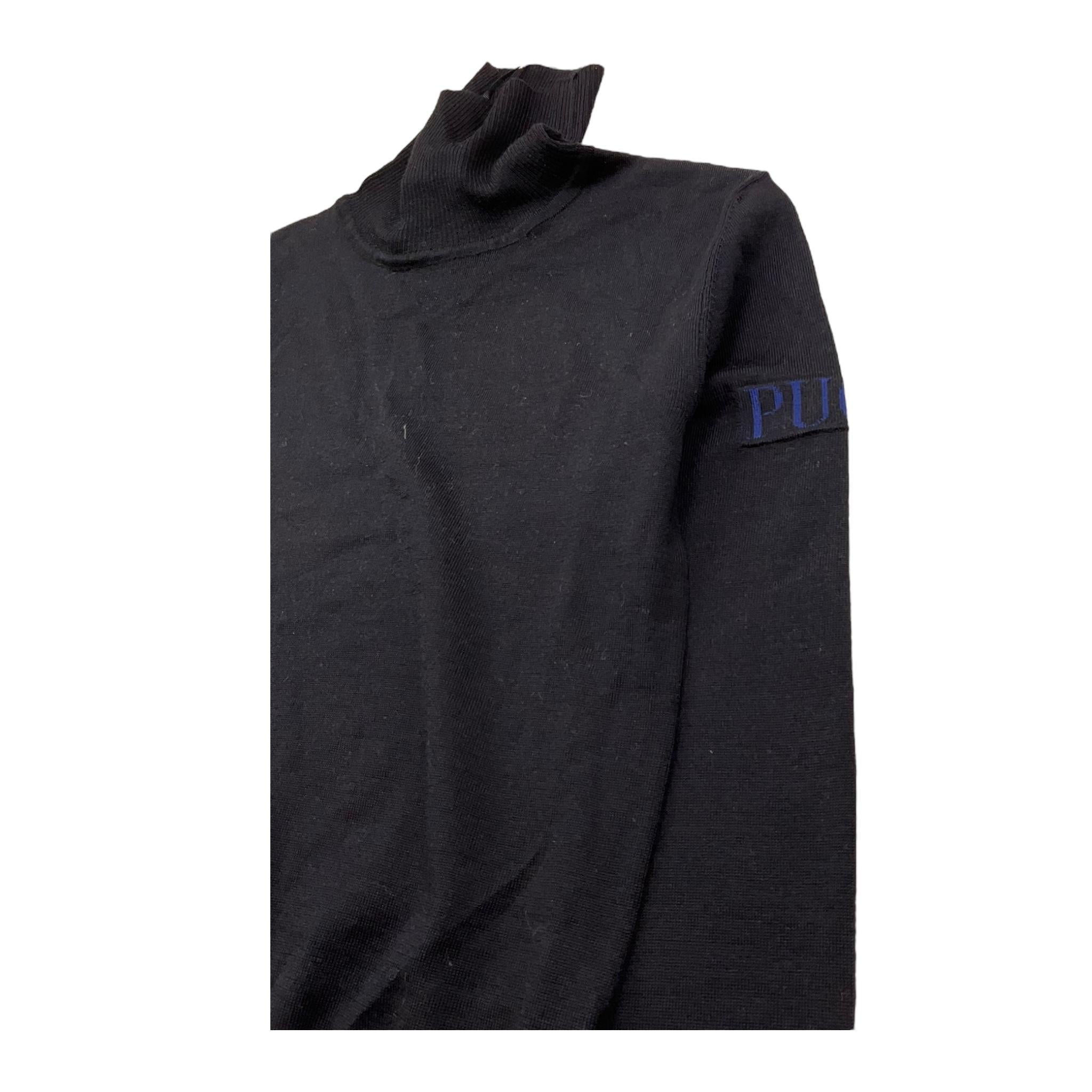 maglia collo alto tinta unita PT9A90 NERO EMILIO PUCCI
