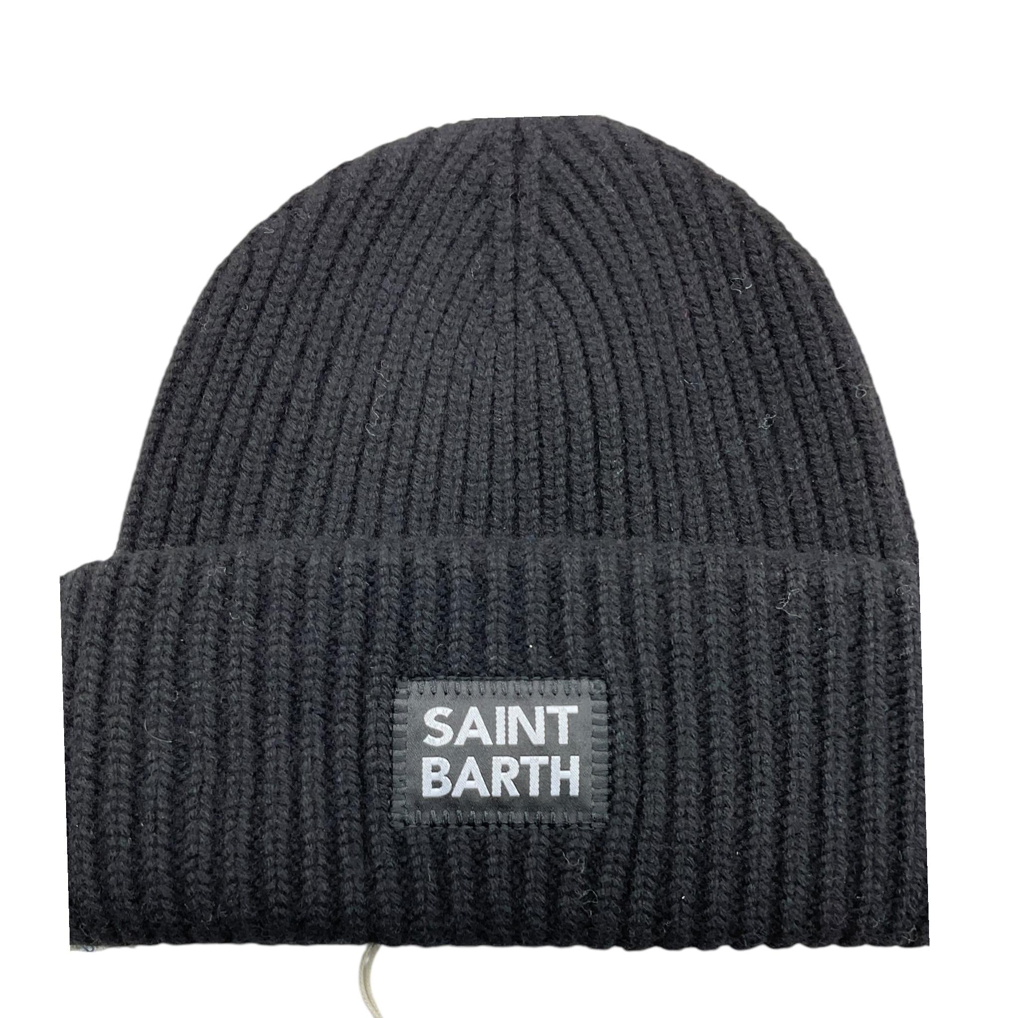 SAINT BARTH cappello tinta unita con stampa Nero per Bambino BRR0001 NERO SAINT BARTH