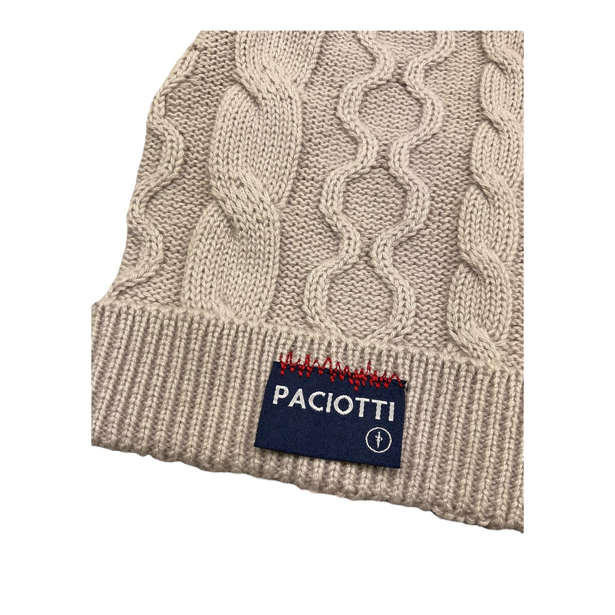 CESARE PACIOTTI cappello tinta unita con logo Grigio per Bambino CAP3325B GRIGIO CESARE PACIOTTI