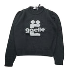 GAELLE maglia girocollo tinta unita con stampa Nero per Bambina 2741W0952 NERO GAELLE