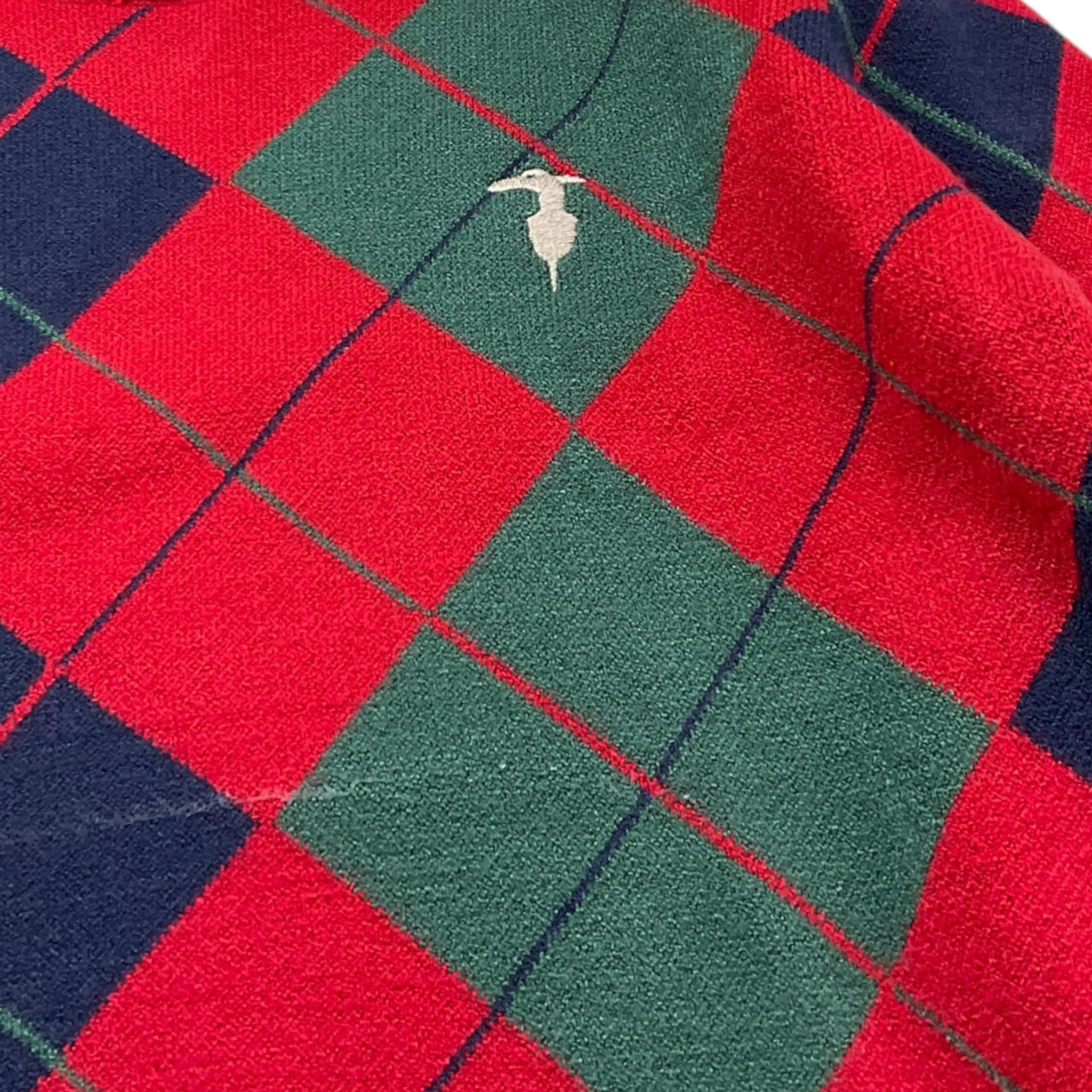 TRUSSARDI maglia tinta unita con fantasia rombi Rosso per Bambino TBA25062MA ROSSO TRUSSARDI