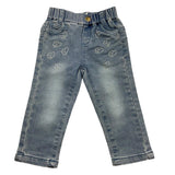 LIU JO jeans tinta unita con elastico in vita Azzurro per Neonata HF4017 AZZURRO LIU JO