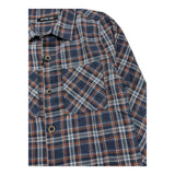 NEVER TOO camicia manica lunga fantasia quadri Blu per Bambino NT1793B BLU NEVER TOO