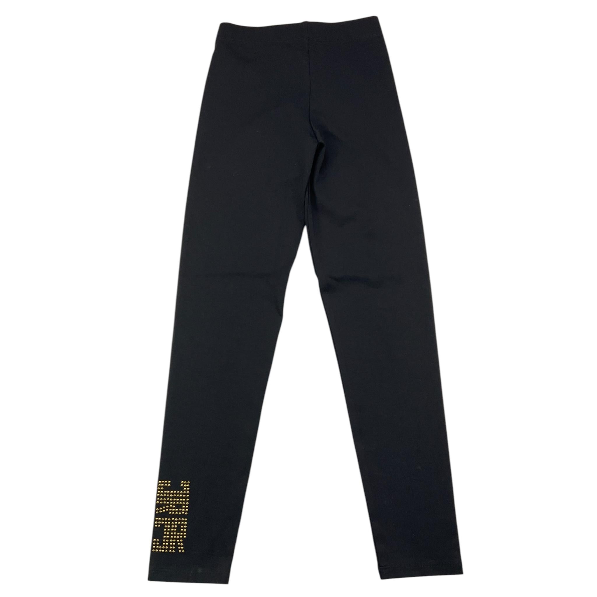 JOHN RICHMOND leggins tinta unita con stampa Nero per Bambina RGA25159LE NERO JOHN RICHMOND