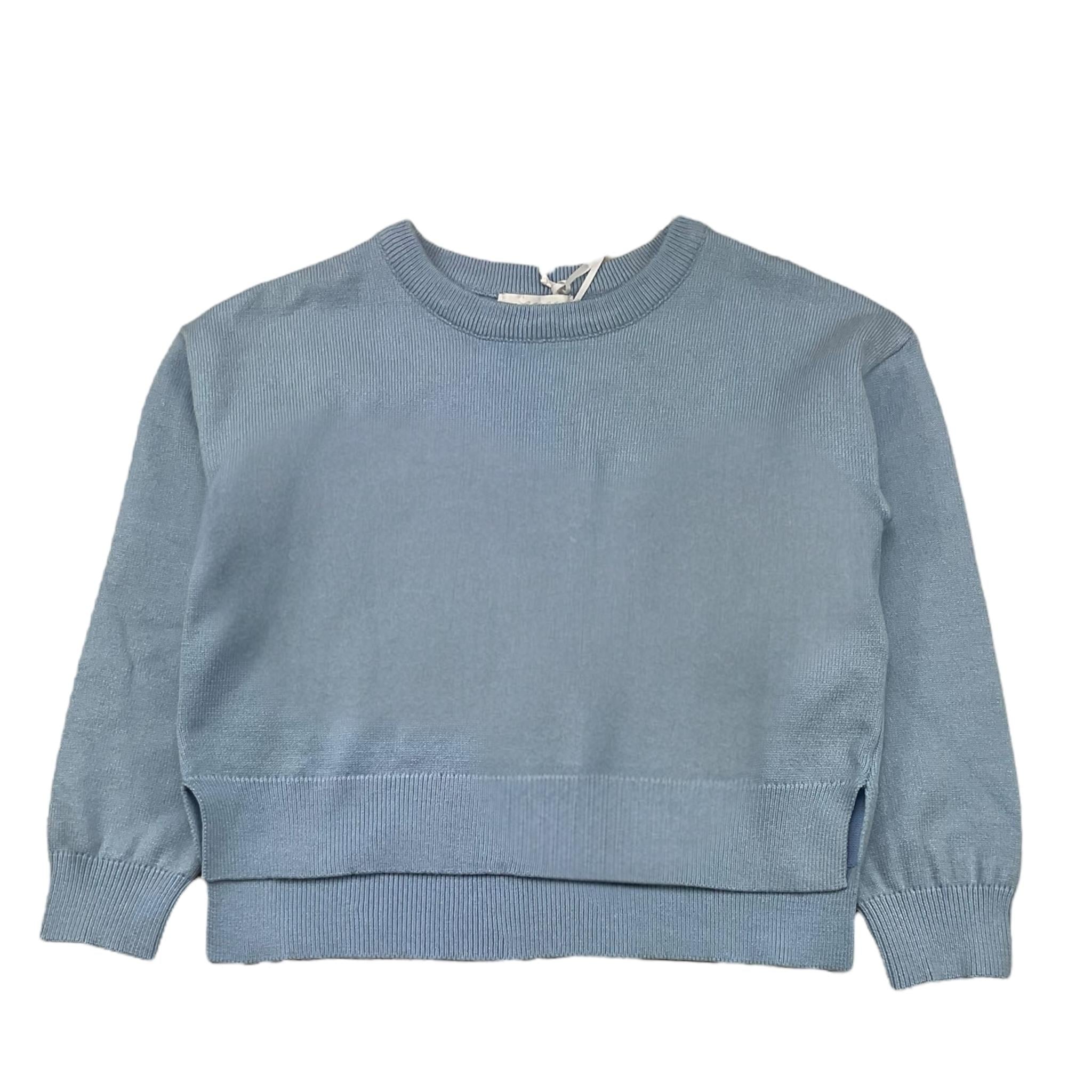 LU LU BY MISS GRANT maglia girocollo tinta unita Azzurro per Bambina LL0743 AZZURRO LU LU BY MISS GRANT