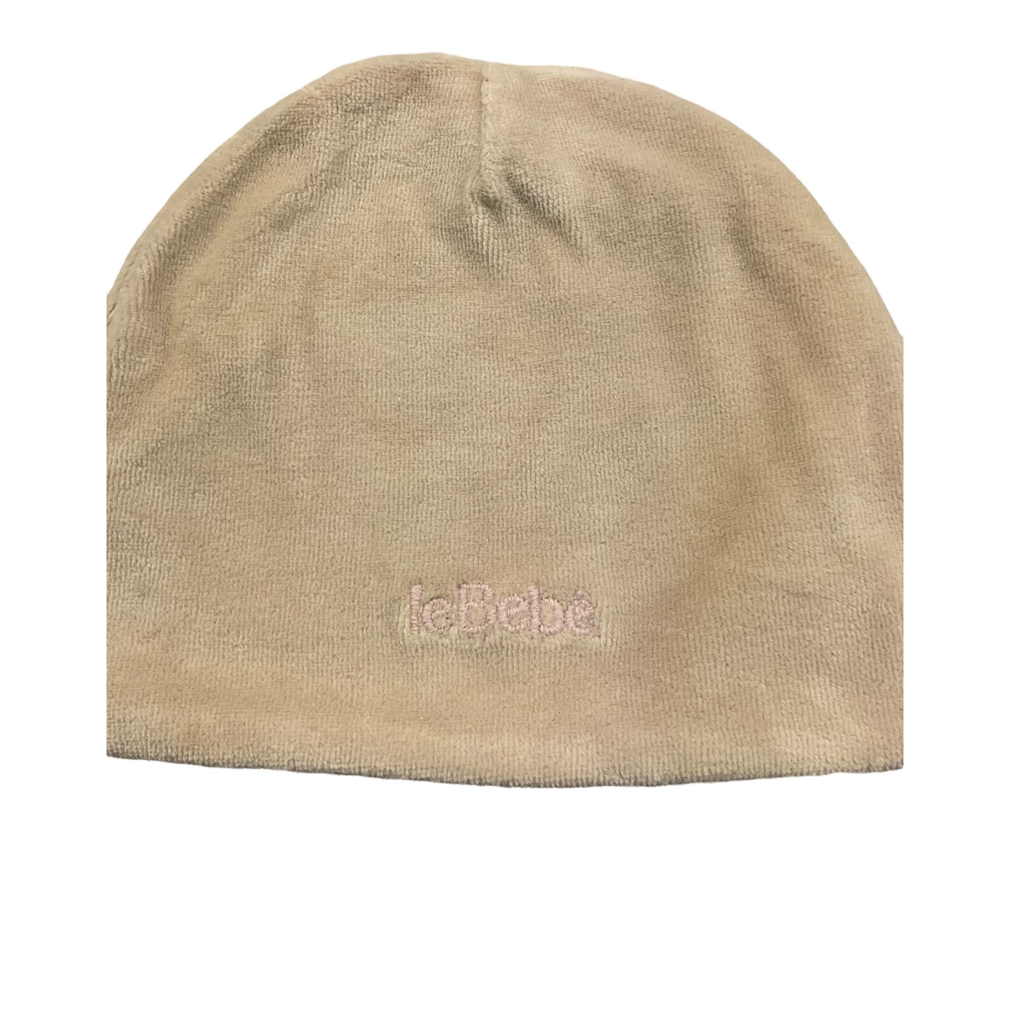 LE BEBE' cappelli tinta unita cn logo Beige per Neonata LBG5956 BEIGE LE BEBE'