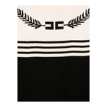 ELISABETTA FRANCHI abito in maglia bicolore girocollo Nero/panna per Bambina EFAB567 NERO/PANNA ELISABETTA FRANCHI