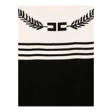 ELISABETTA FRANCHI abito in maglia bicolore girocollo Nero/panna per Bambina EFAB567 NERO/PANNA ELISABETTA FRANCHI
