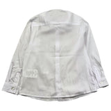 DANIELE ALESSANDRINI camicia manica lunga tinta unita con ricamo iniziale logo Bianco per Neonato 1291C00027 BIANCO DANIELE ALESSANDRINI