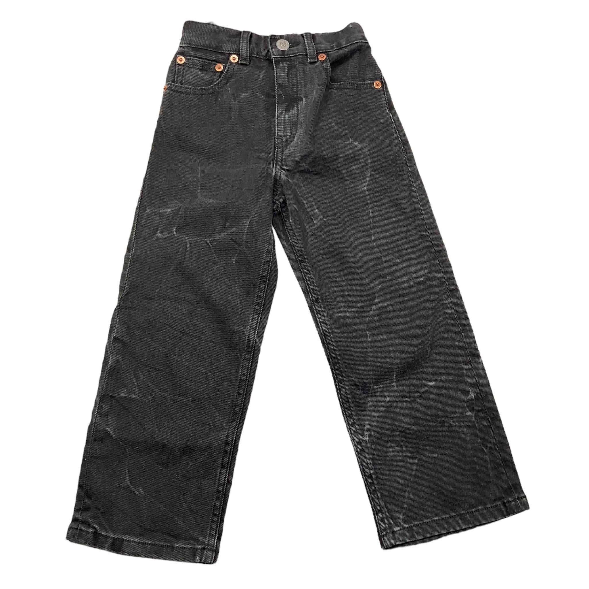 MAISON MARGIELA jeans tinta unita con elastico in vita Nero per Bambino M60633 NERO MAISON MARGIELA