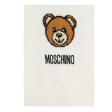MOSCHINO completo 3 pezzi maglia-ghettina-cappello Panna per Neonato MUK04W PANNA MOSCHINO