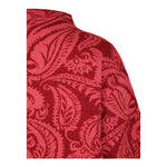 ETRO maglia tinta unita mezzo collo con fantasia Rosso per Bambina GV2A77 ROSSO ETRO
