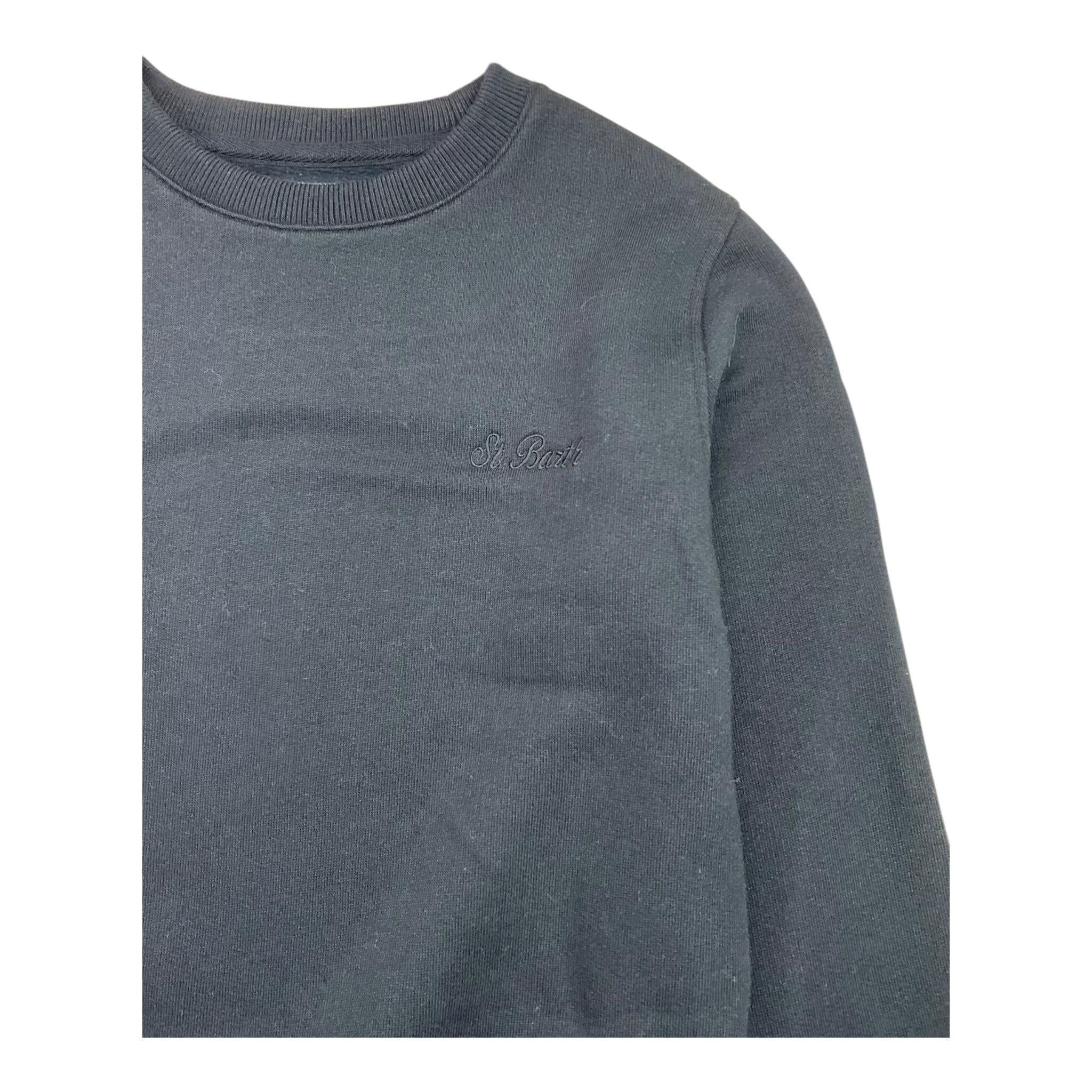 SAINT BARTH felpa girocollo tinta unita Nero per Bambino SB00 NERO SAINT BARTH
