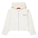 MAX&Co. felpa tinta unita con cappuccio Panna per Bambina MX0054 PANNA MAX&Co.