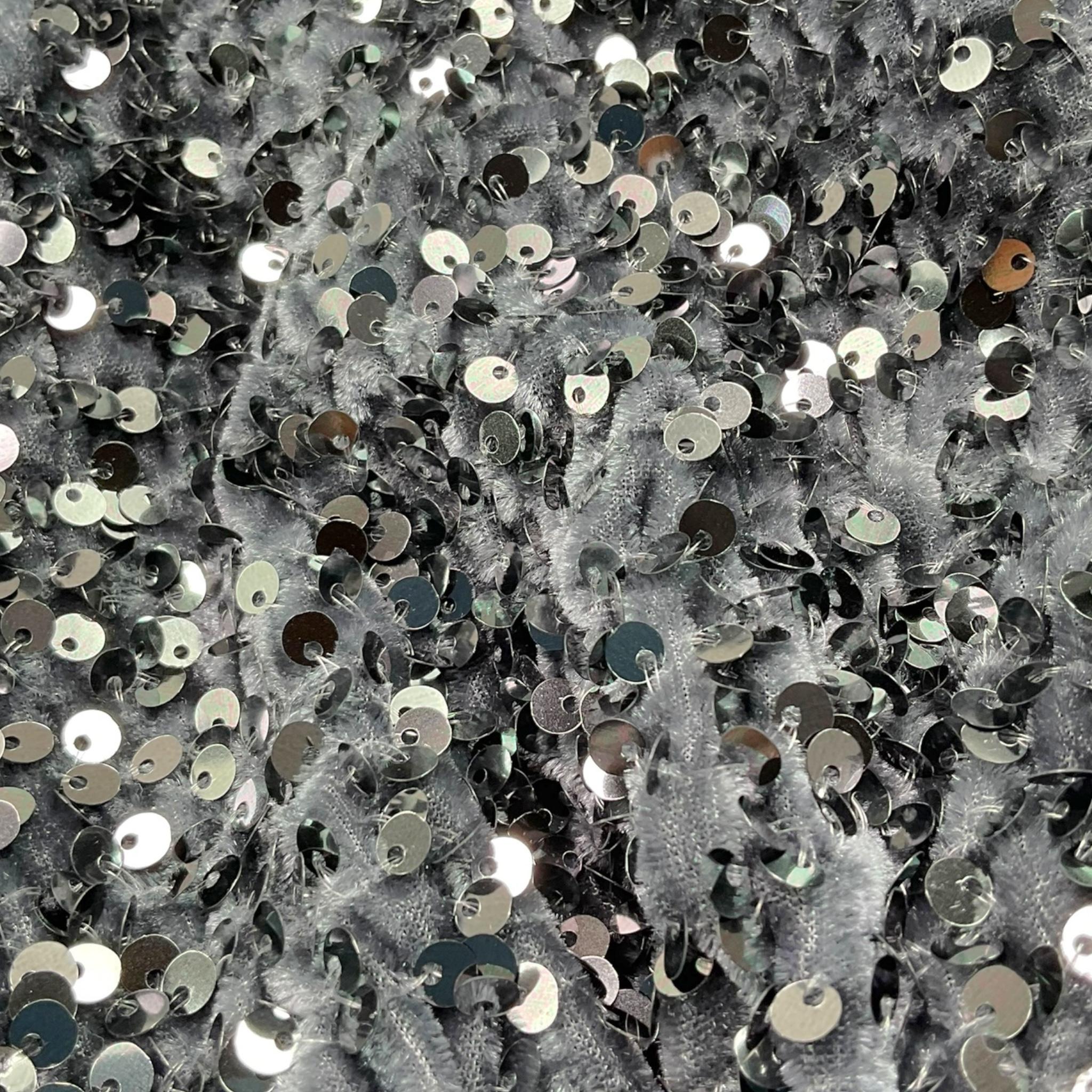 LU LU BY MISS GRANT felpa tinta unita con paillettes Grigio per Bambina LL3094 GRIGIO LU LU BY MISS GRANT