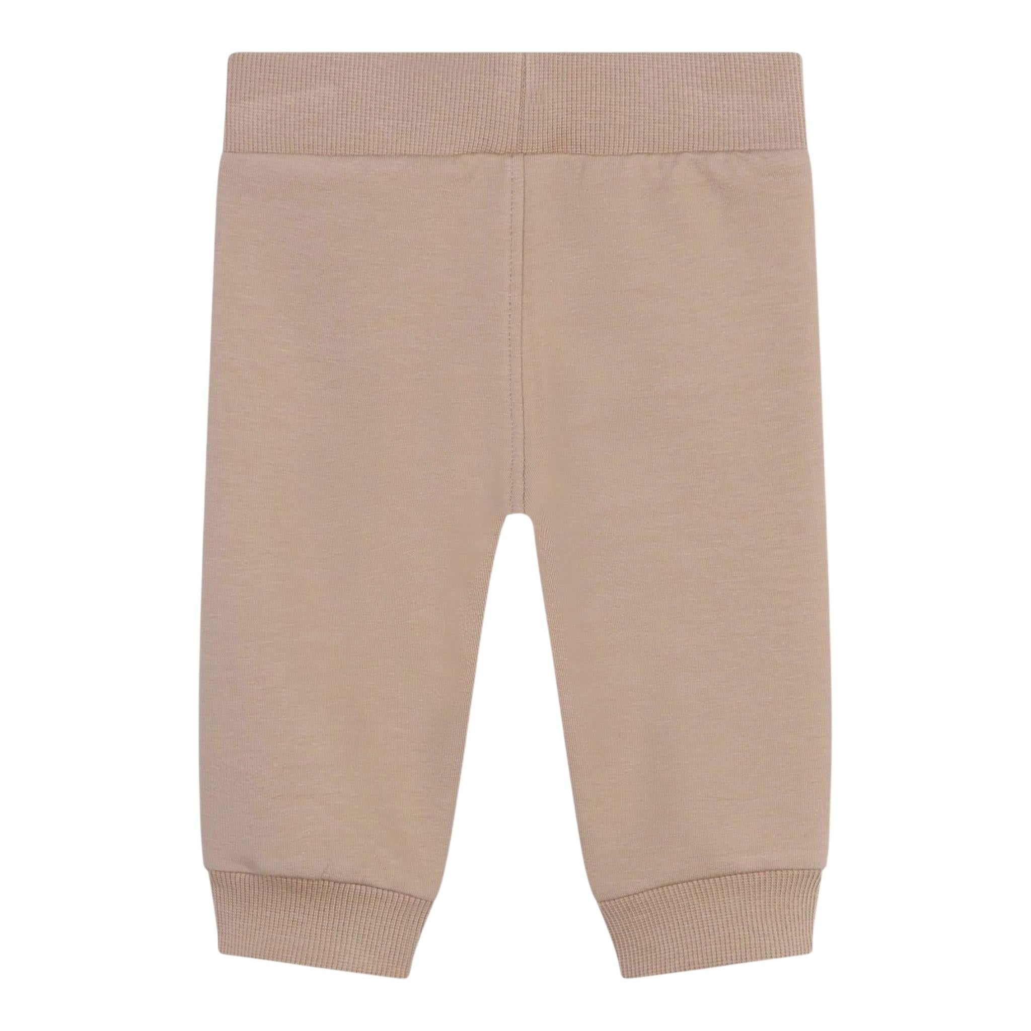 TIMBERLAND pantalone tuta tinta unita con logo Beige per Neonato T60233 BEIGE TIMBERLAND