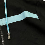 STAY STREET felpa tinta unita con cappuccio e zip Nero per Bambino FB801 NERO STAY STREET